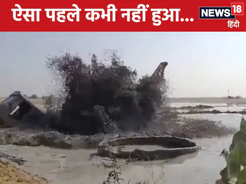 Jaisalmer Water News| जैसलमेर के रेगिस्तान में धरती से फूटकर उछलता पानी, 50 घंटों में मचाया सैलाब, लोगों में हैरानी