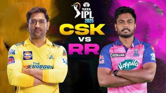 RR vs CSK : राजस्थान रॉयल्स ने चेन्नई सुपर किंग्स को 6 रन से हराया